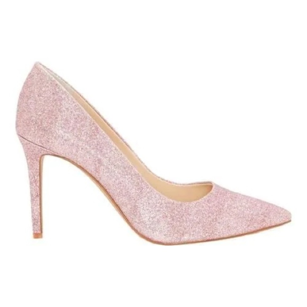 Pink Glitter Heel Pumps Vince Camuto Savilla